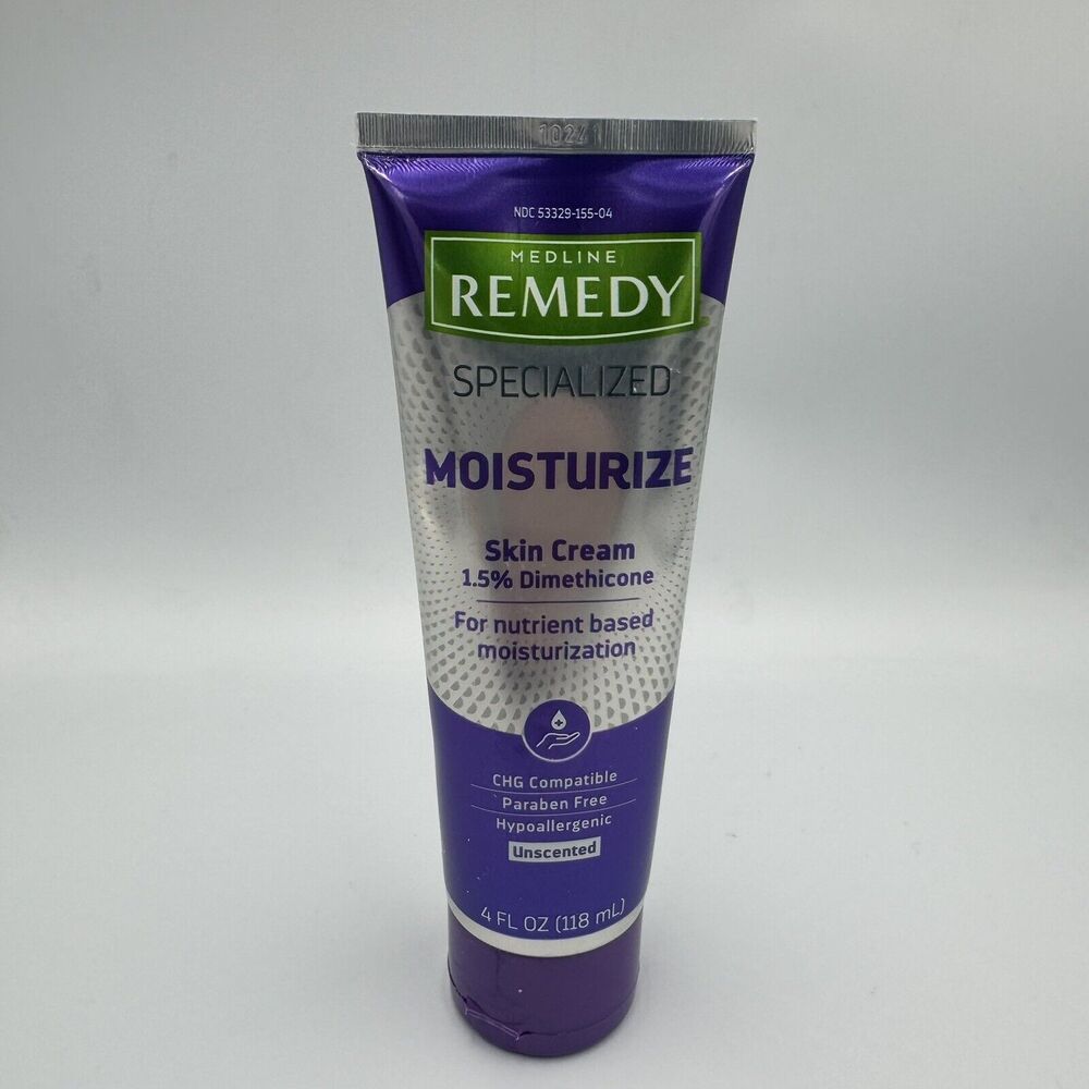Medline Remedy Specialized Skin Cream Unscented‎ 1.5% Dimethicone 4 oz